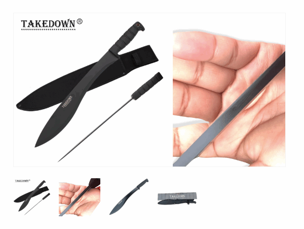 21 Inch Takedown® Undead Slayer Colima Machete 5.5mm Thick Blade